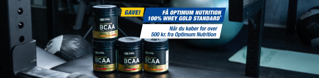 Kun i dag! K�b Optimum Nutrition for 500 kr., f� gave!