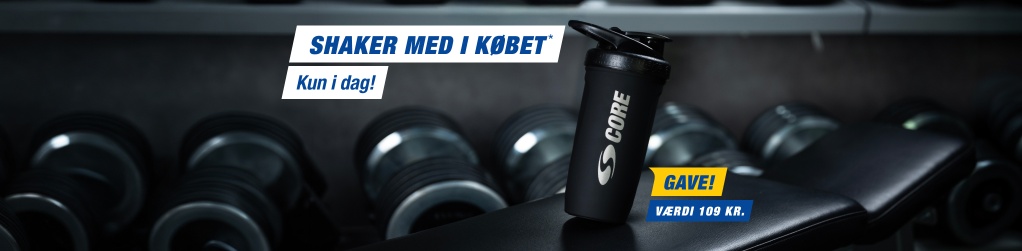 Kun i dag! K�b for 500 kr. fra varem�rket Core Nutrition, f� gave!