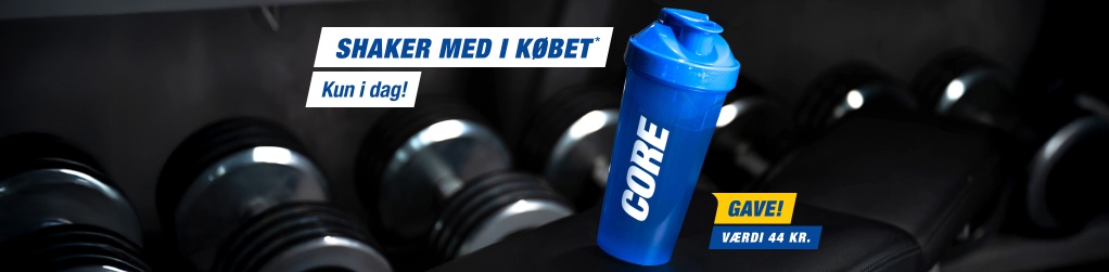 Kun i dag! K�b for 500 kr. fra varem�rket Core Nutrition, f� gave!