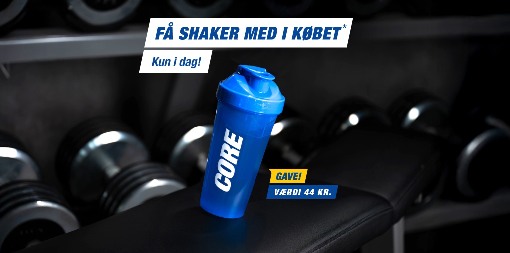 Kun i dag! K�b for 500 kr. fra varem�rket Core Nutrition, f� gave!