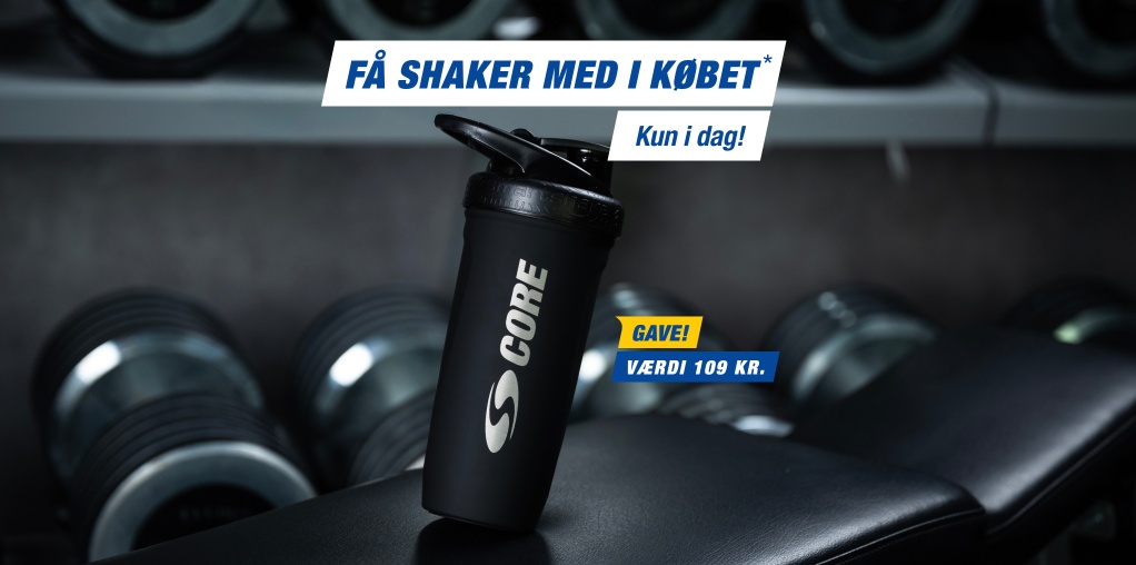Kun i dag! K�b for 500 kr. fra varem�rket Core Nutrition, f� gave!