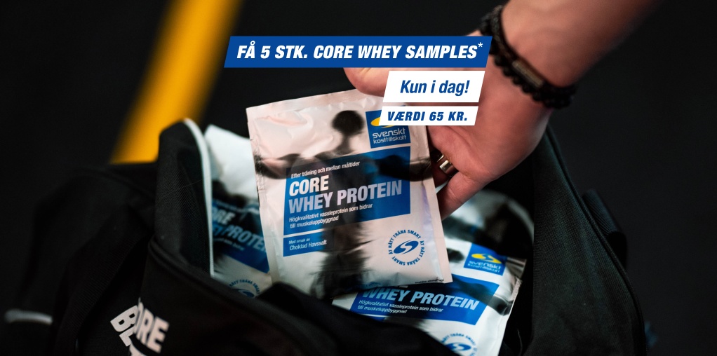 K�b for 500 kr. fra varem�rket Core Nutrition, f� gave